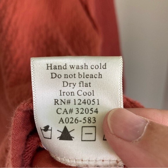 Saturday Sunday Women’s Anthropologie Aurelia Long Sleeve Criss Cross Top Size M - Picture 5 of 9